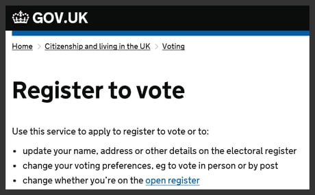 Register to Vote