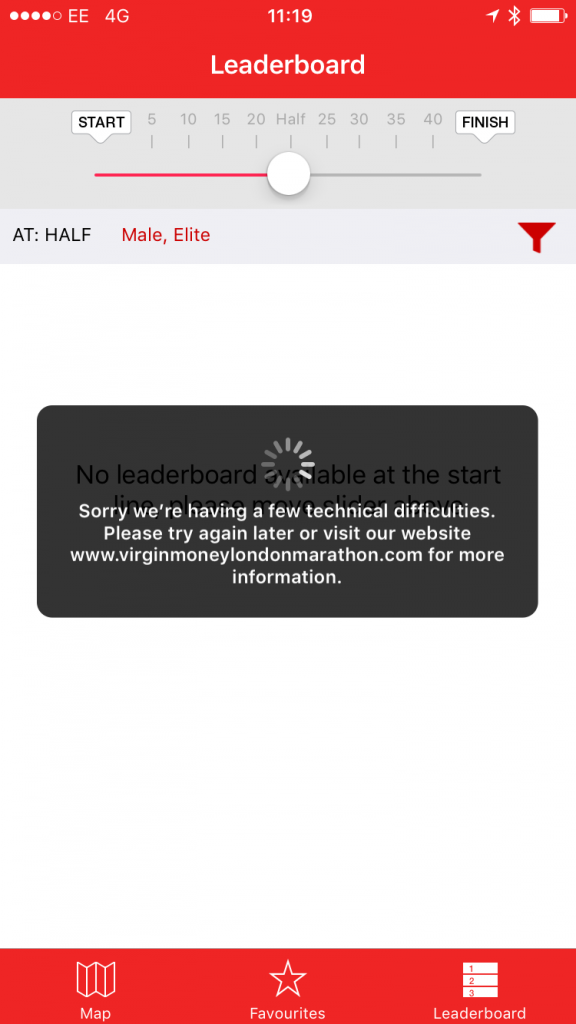 marathon app crash