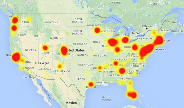 Outage map