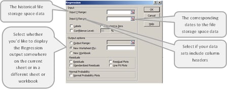 regression in excel