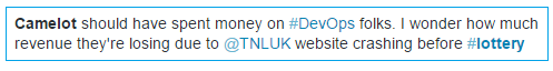 twitter lottery comment