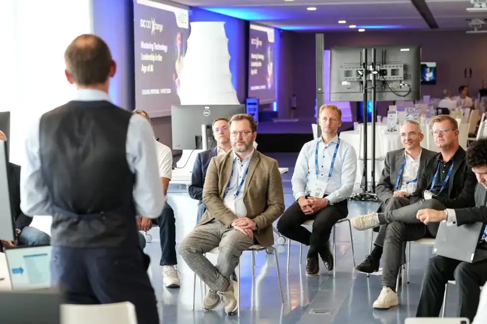 A workshop discussion at an IDC event