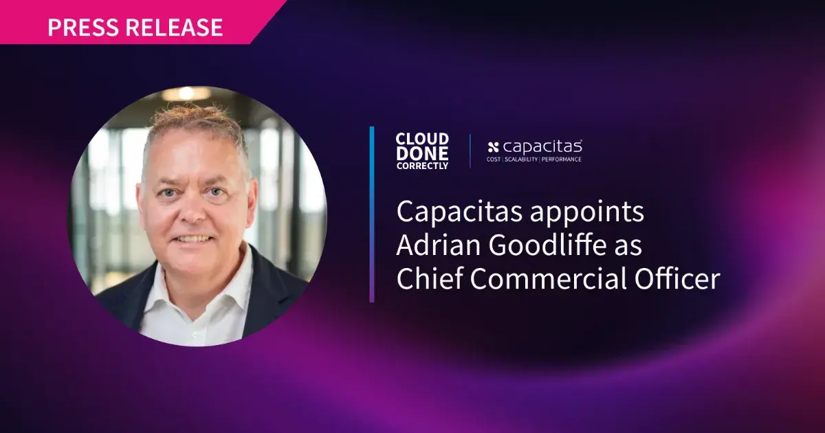 Capacitas Appoints Adrian Goodliffe as Chief Commercial Officer
